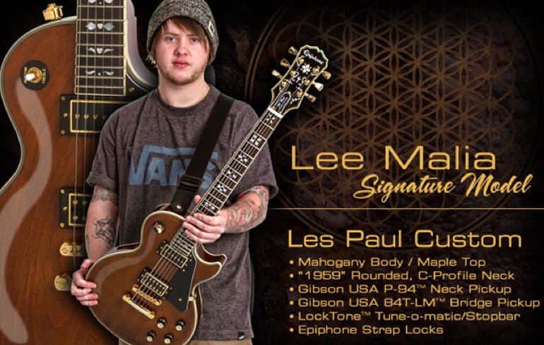 Lee Malia Les Paul Nominated for Guitar of the Year